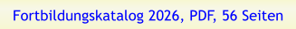 Fortbildungskatalog 2026, PDF, 56 Seiten